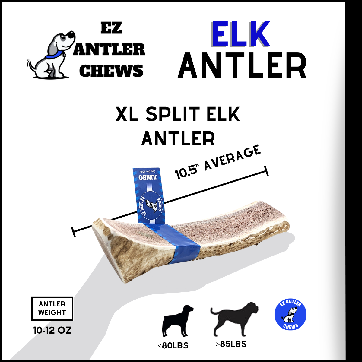 XL Elk Antler Chews (Over 85lb)