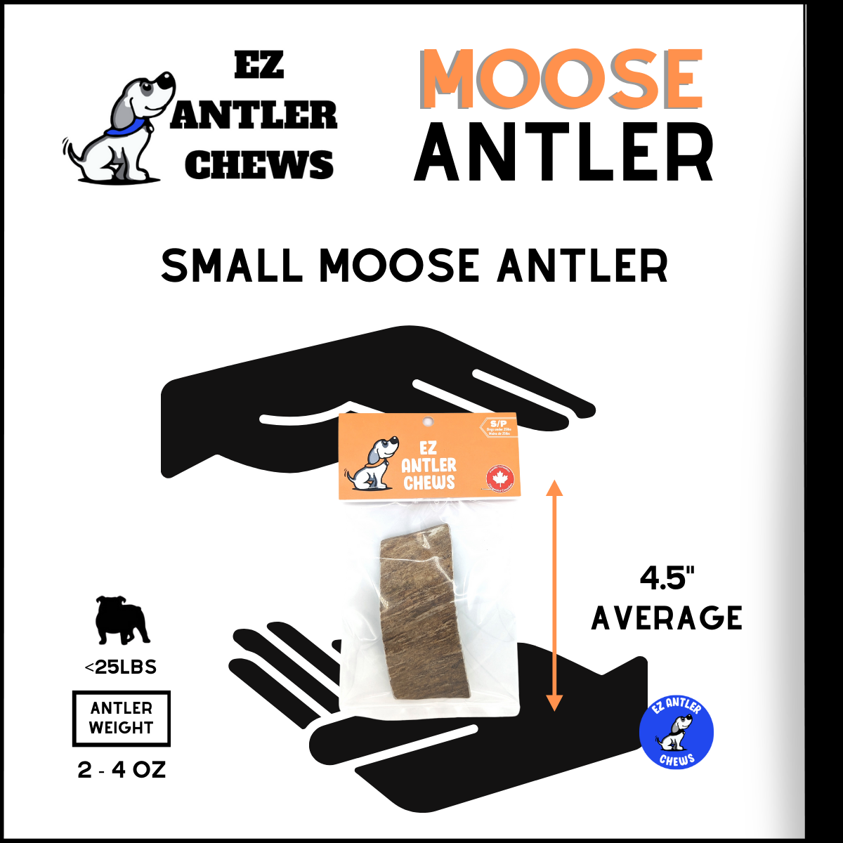 (WHS) Small Moose Antler Chew