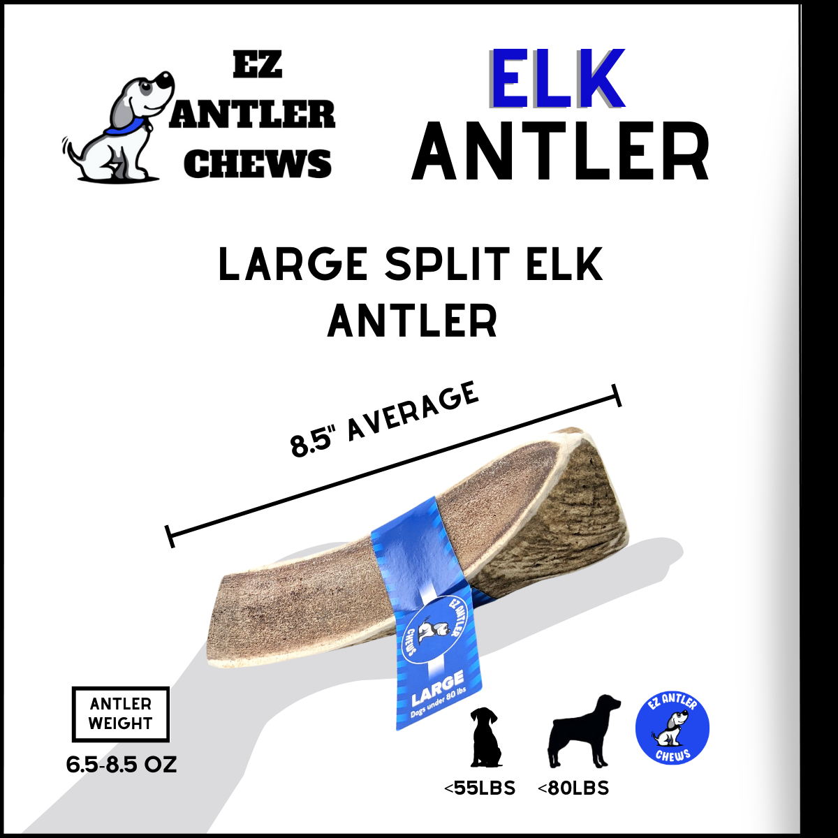 (WHS) Large Elk Antler Chew