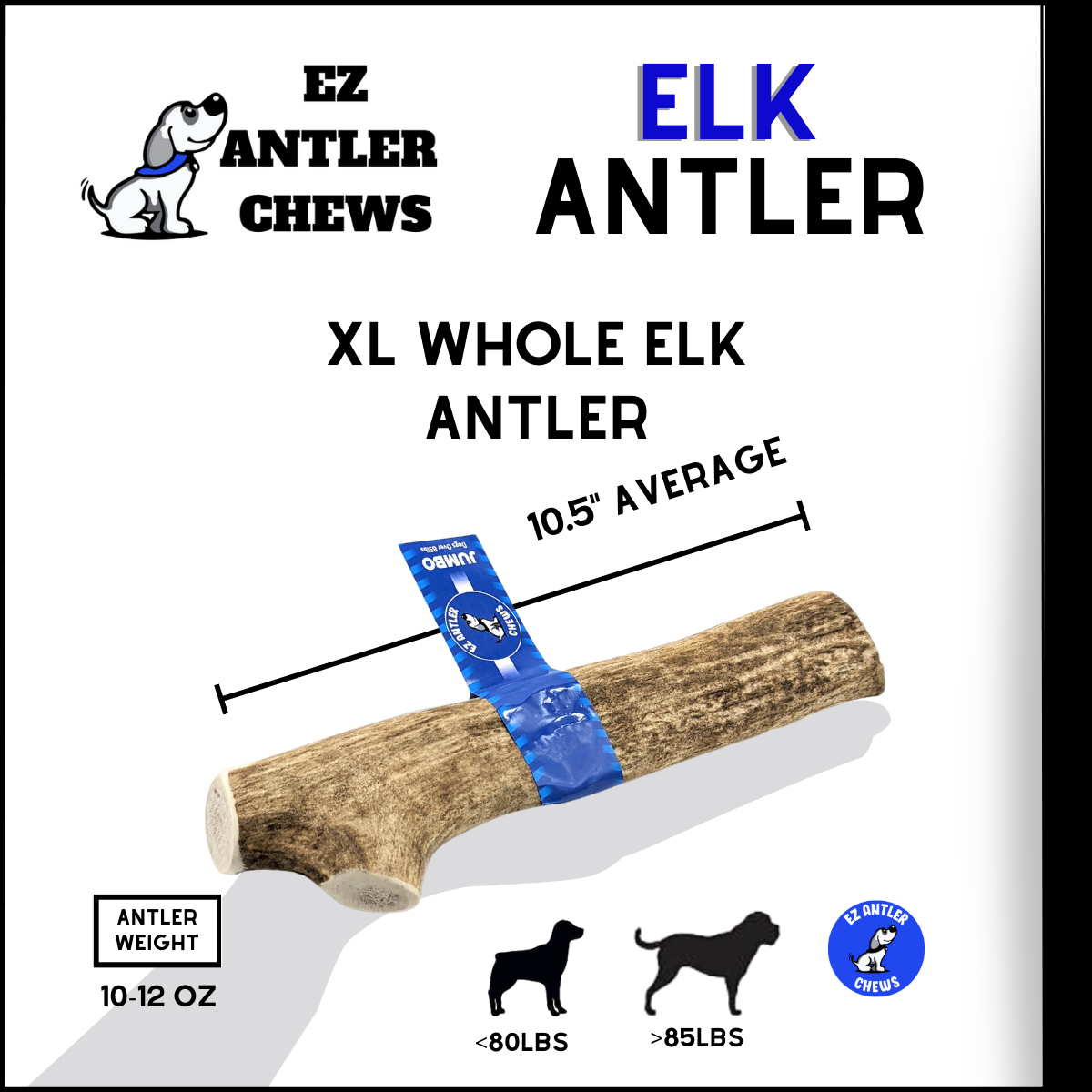 XL Elk Antler Chews (Over 85lb)