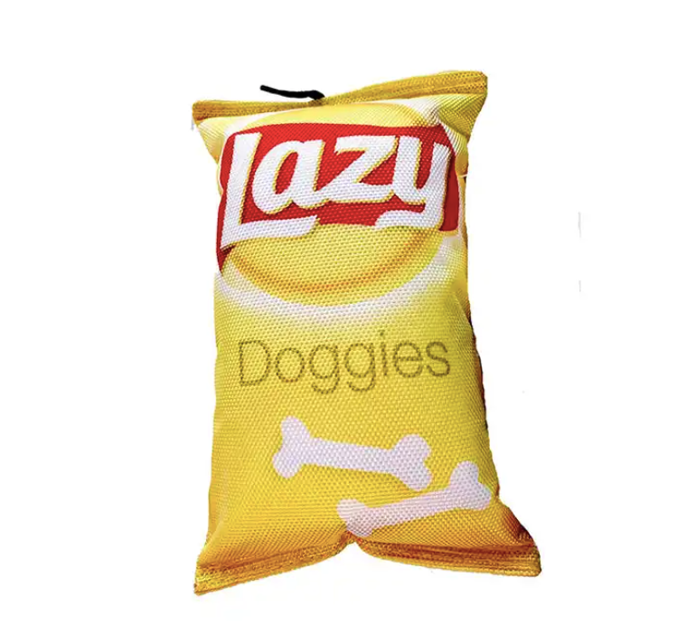 Lazy Chips Dog Toy